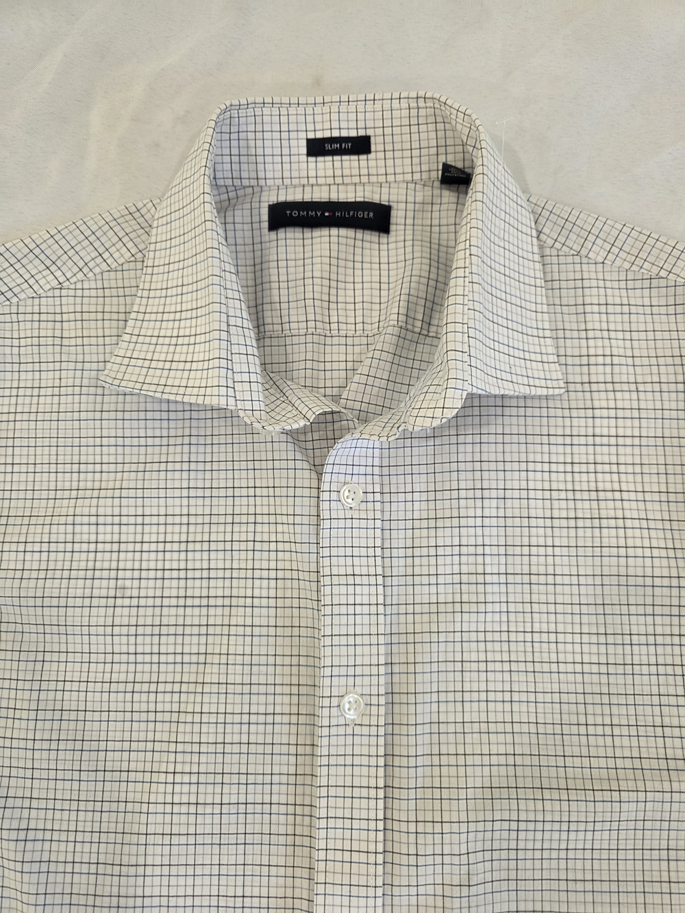 Tommy Hilfiger Slim Fit Cotton Collection All Seasons Shirt Men Size L
